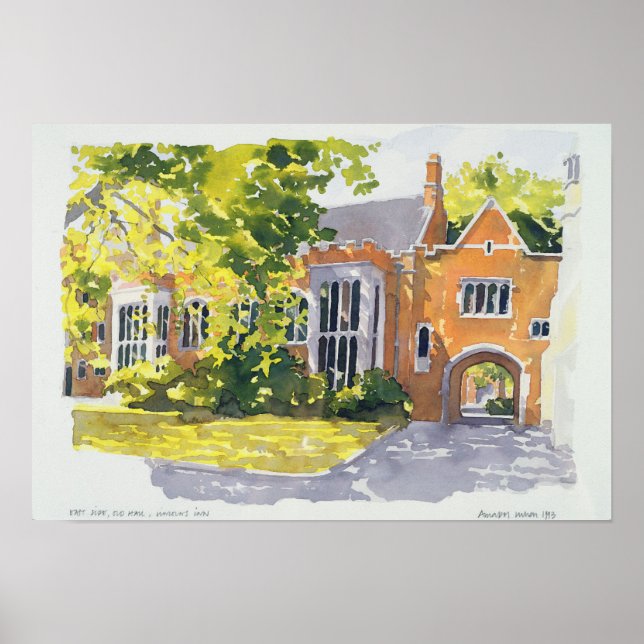 Poster East Side Old Hall Lincoln em 1983 (Frente)