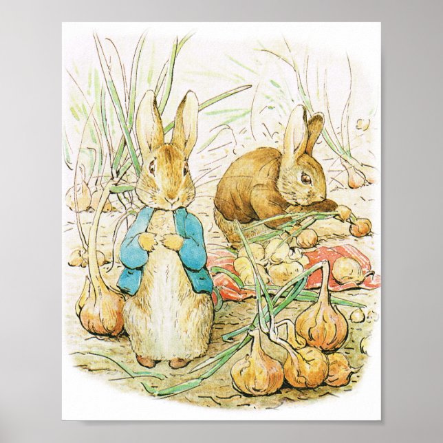 Poster Easter , BABY SHOWER, RABBIT POSTER,  NURSERY (Frente)
