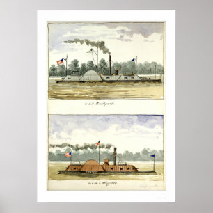 Pôster Eastport Ironclad por D.M.N. Stouffer 1864