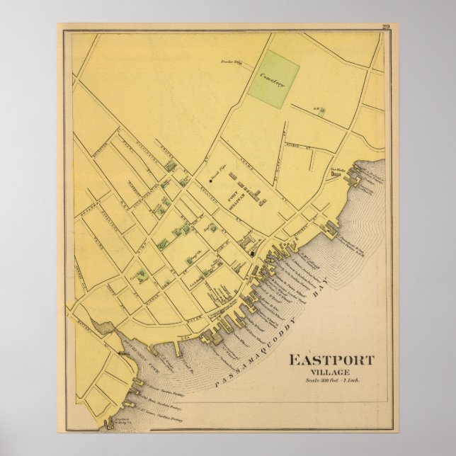Poster Eastport Village (Frente)