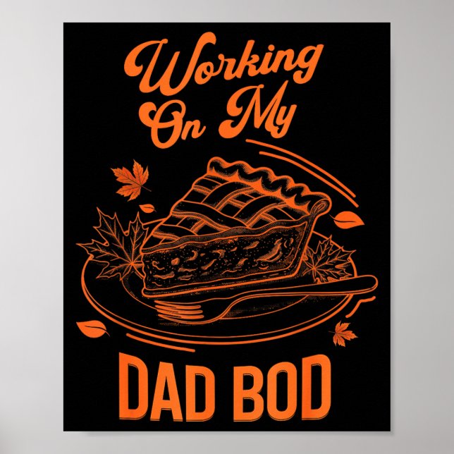 Poster Eating For Two Thanksgiving Couples Pregnancy Anno (Frente)