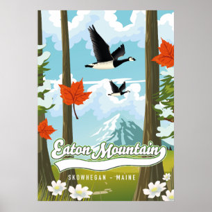 Poster Eaton Mountain Skowhegan, Maine