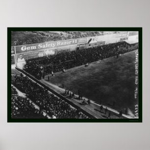 Poster Ebbets Field Dodgers Baseball 1920