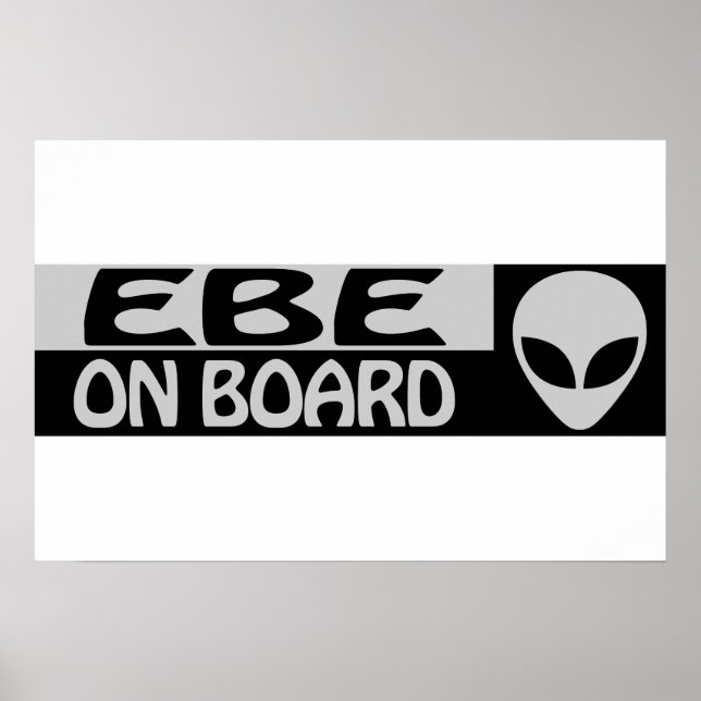 POSTER EBE A BORDO (Frente)