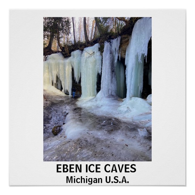Pôster EBEN ICE CAVES Glossy Poster (Frente)