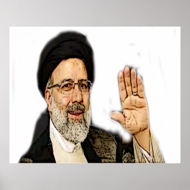 Poster Ebrahim Raisi (Frente)