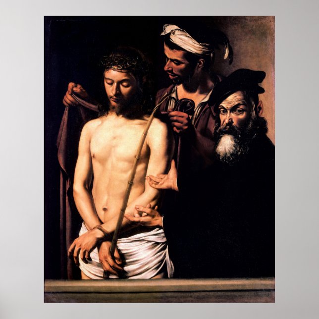 Poster Ecce Homo de Caravaggio (1605) (Frente)