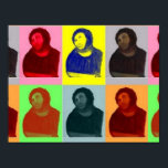 Poster Ecce Homo - Estilo De Arte Pop<br><div class="desc">Ecce Homo - Estilo de Arte Pop. ecce, homo, espanha, espanhol, arte, restauro, moda, ce homo, pop art, na moda, novidades, espanol, espanola, pop, espanola, espanola.</div>