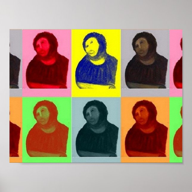 Poster Ecce Homo - Estilo De Arte Pop (Frente)