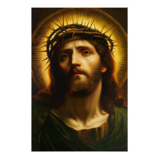 Pôster Ecce Homo | Jesus Cristo com Coroa de Espinhos