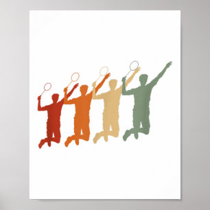 Poster Ecg Hearminton Player Shuttle Sports Smas