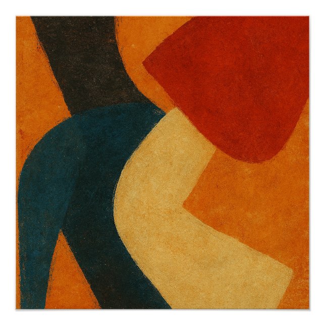 Pôster Echoes of a Vanished Ritual: Japanese Abstract (Frente)