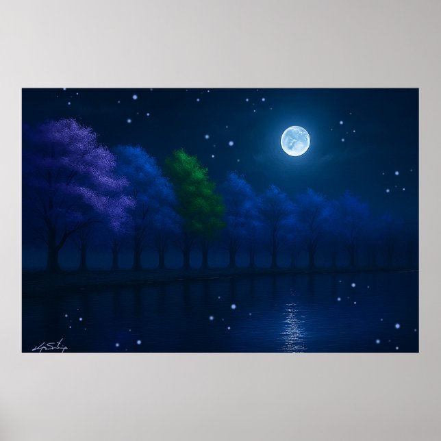 Poster Echoes of Dusk Landscape (Frente)