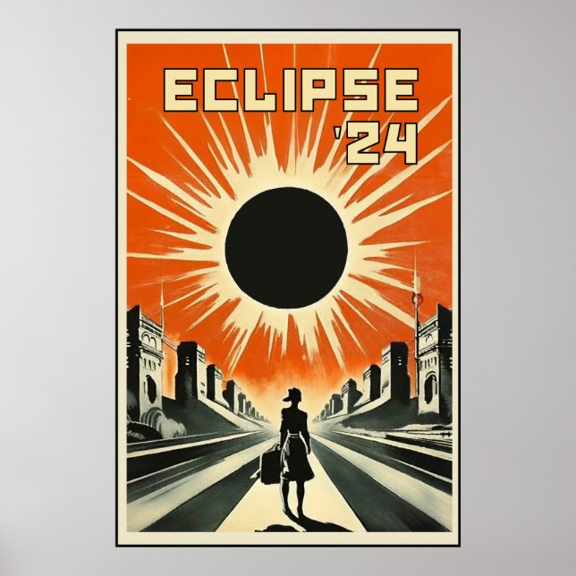 Poster Eclipse '24 Propaganda Girl (Frente)