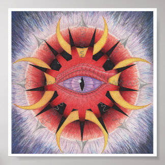 Poster Eclipse Abstrato