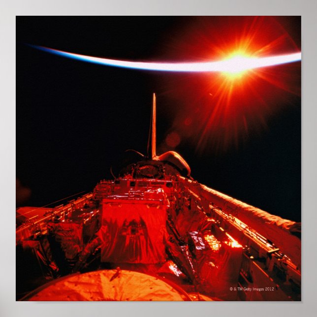 Pôster Eclipse do Espaço (Frente)