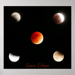 Poster Eclipse lunar