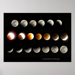 Pôster Eclipse lunar