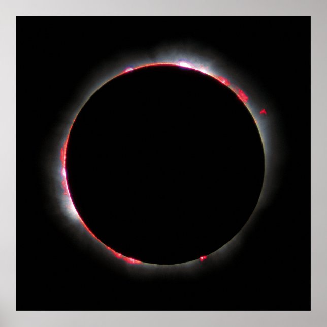Pôster Eclipse Solar (Frente)