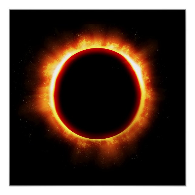 Pôster Eclipse Solar (Frente)