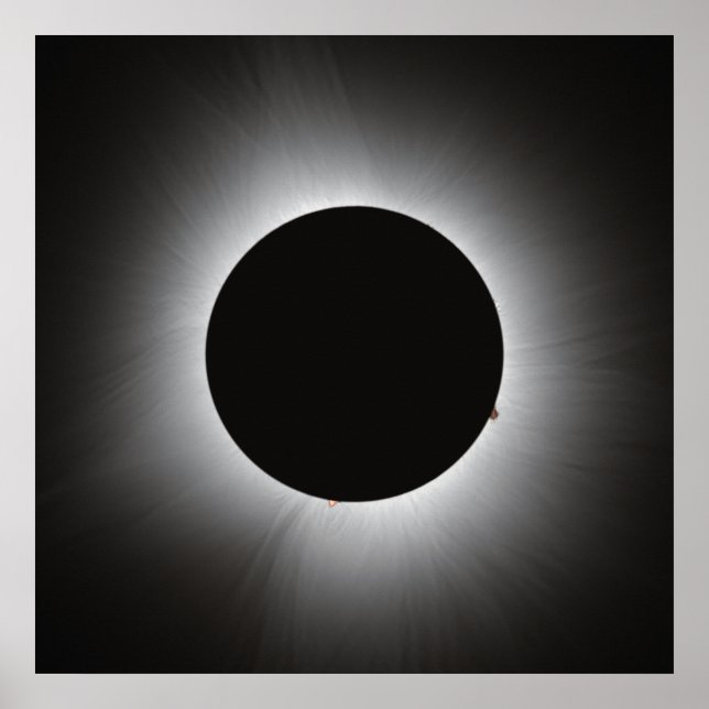 Poster Eclipse Solar 2024 - Corona (Frente)