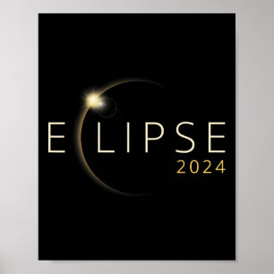 Poster Eclipse Solar 2024 Eclipse Solar Total 4.08.24 1