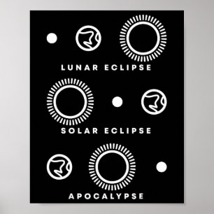 Poster Eclipse Solar Apocalypse Eclipse