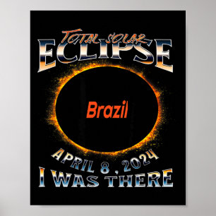Poster Eclipse Solar Brasil Indiana Lá