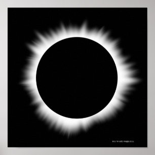 Pôster Eclipse solar com corona