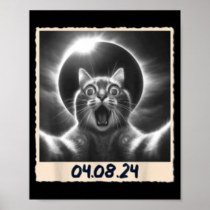Poster Eclipse Solar Engraçado 04 08 24