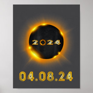 Poster Eclipse Solar Engraçado 04 08 24