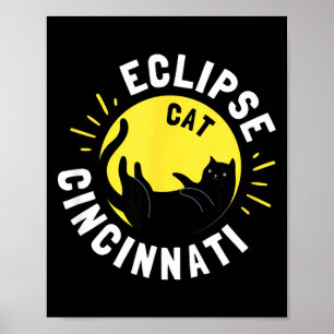 Poster Eclipse Solar Engraçado 4 8 24