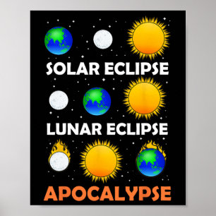 Poster Eclipse Solar Espaço do Professor de Ciência Lunar