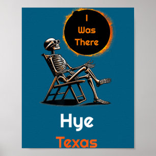 Poster Eclipse Solar I Hye Texas Lá