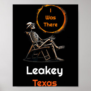 Poster Eclipse Solar I Leakey Texas Lá