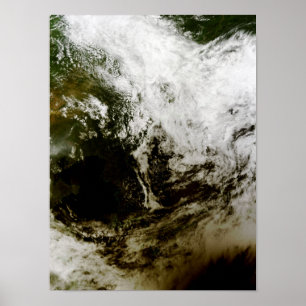 Pôster Eclipse solar sobre 3Sudeste Asiático