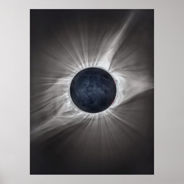 Poster Eclipse Solar Total (Frente)