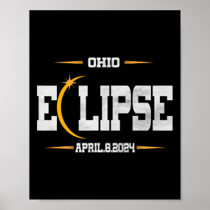 Poster Eclipse Solar Total 2024