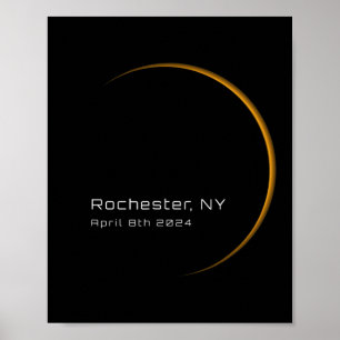 Poster Eclipse Solar Total 2024