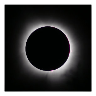 Pôster Eclipse Solar Total 8 de abril de 2024