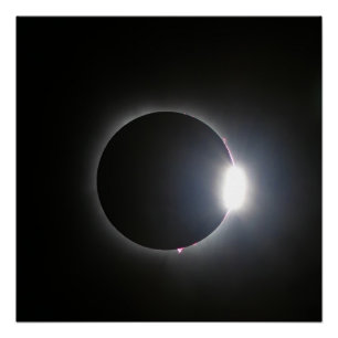 Pôster Eclipse Solar Total 8 de abril de 2024