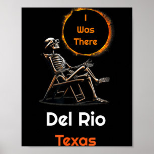 Poster Eclipse Solar Total Del Rio Texas