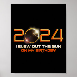 Poster Eclipse Solar Total Eu Explodi O Sol No Meu Nascim