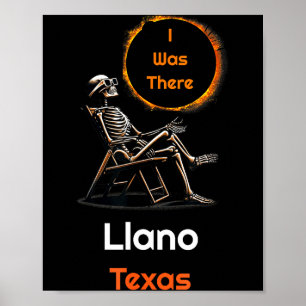 Poster Eclipse Solar Total Llano Texas Lá