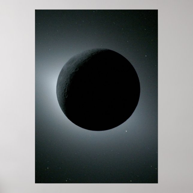 Poster Eclipse Total do Sol Artemis II (Frente)