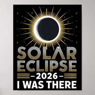 Poster Eclipse Total do Sol Lá Eclipse