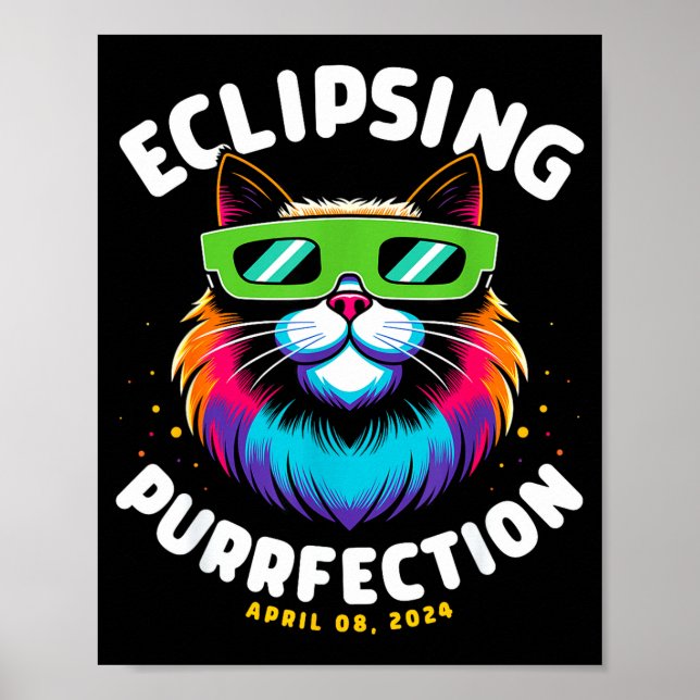 Poster Eclipse Total do Sol Totalidade Astronomia Engraça (Frente)