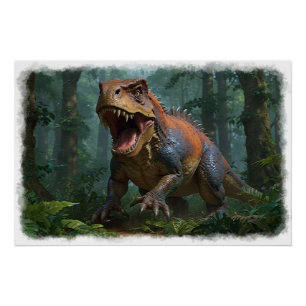 Pôster Ecologia Diária Tyrannosaurus
