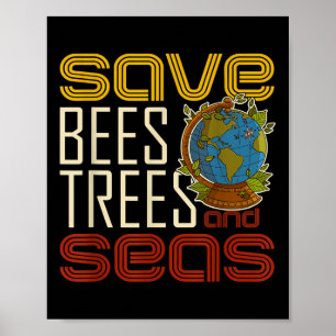 Poster Ecologista Animais de Proteção Ambiental