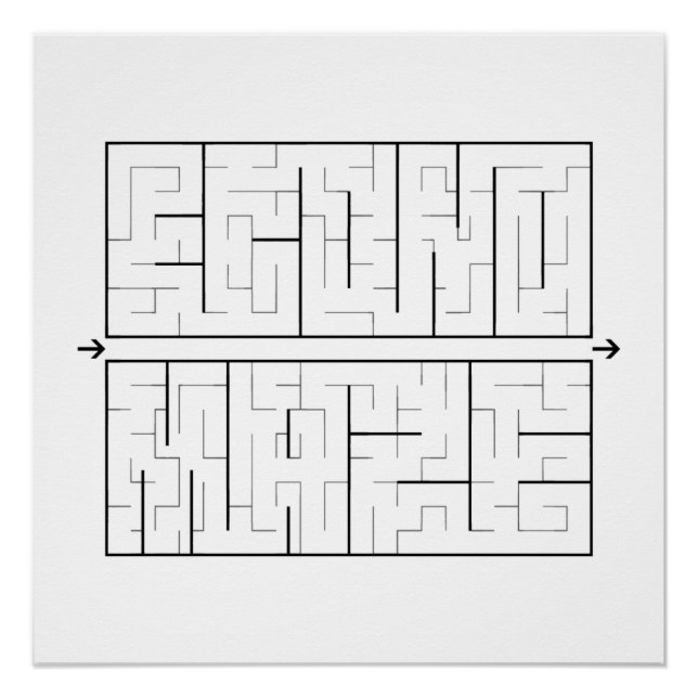 Pôster Econo-Maze - (Frente)